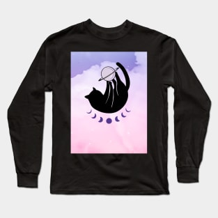 saturn cat version 2 Long Sleeve T-Shirt